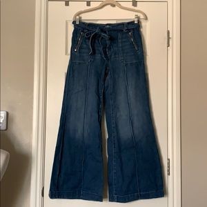 Anthropologie denim wide legs size 6/28